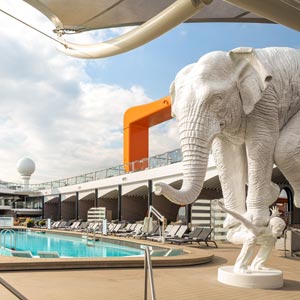 Pool area on Celebrity Beyond