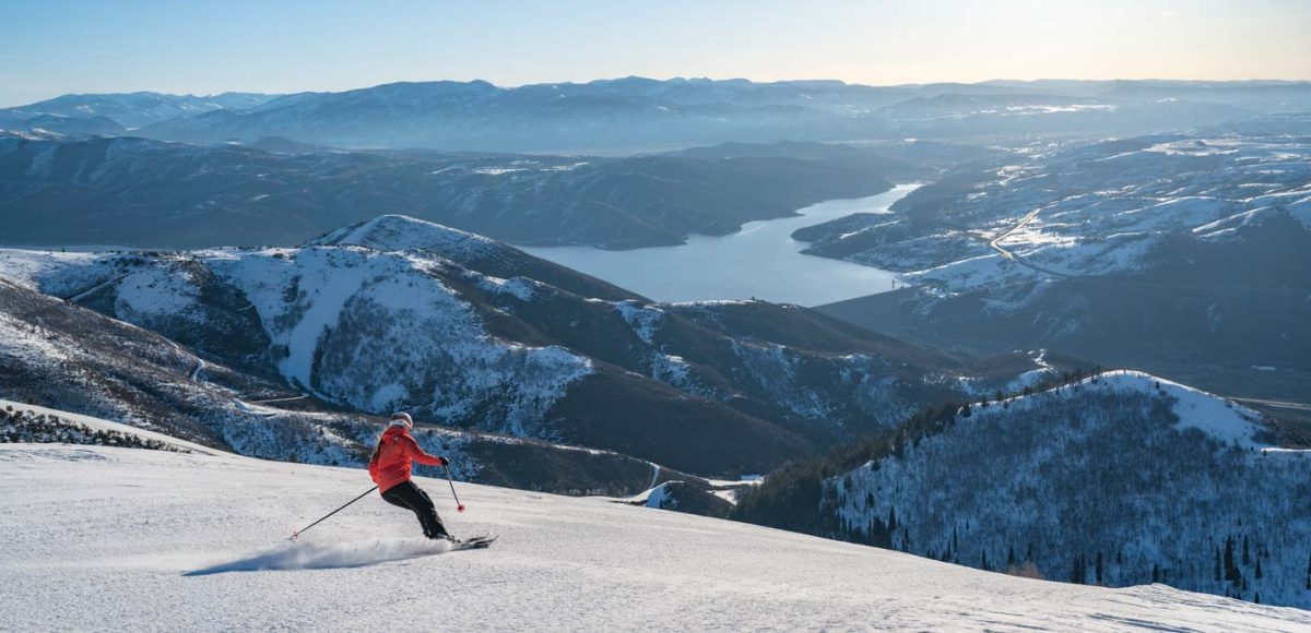 Skiing in Deer Valley Resort, Utah