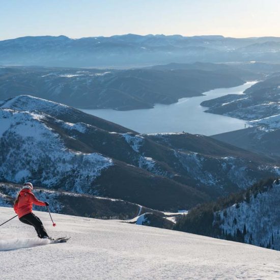 Skiing in Deer Valley Resort, Utah
