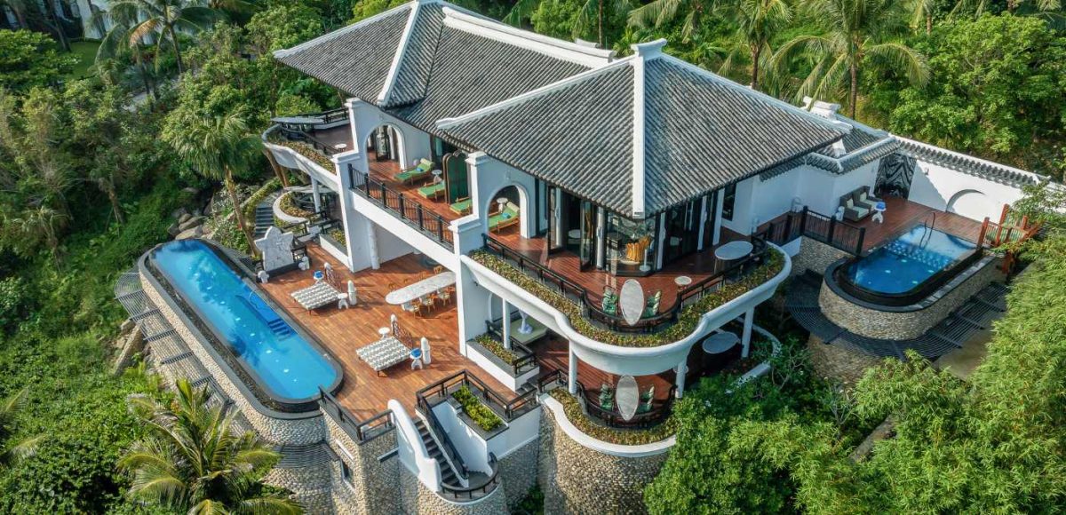 Four-bedroom, two-storey pool villa