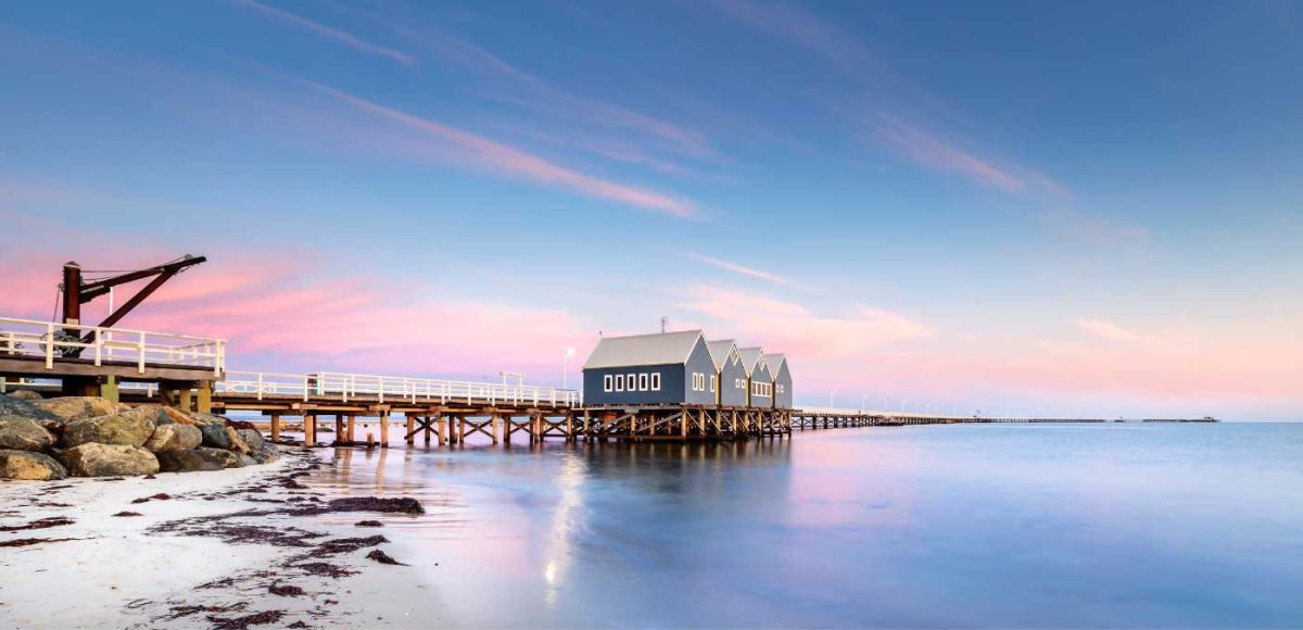 Busselton Jetty Western Australia at Sunrise