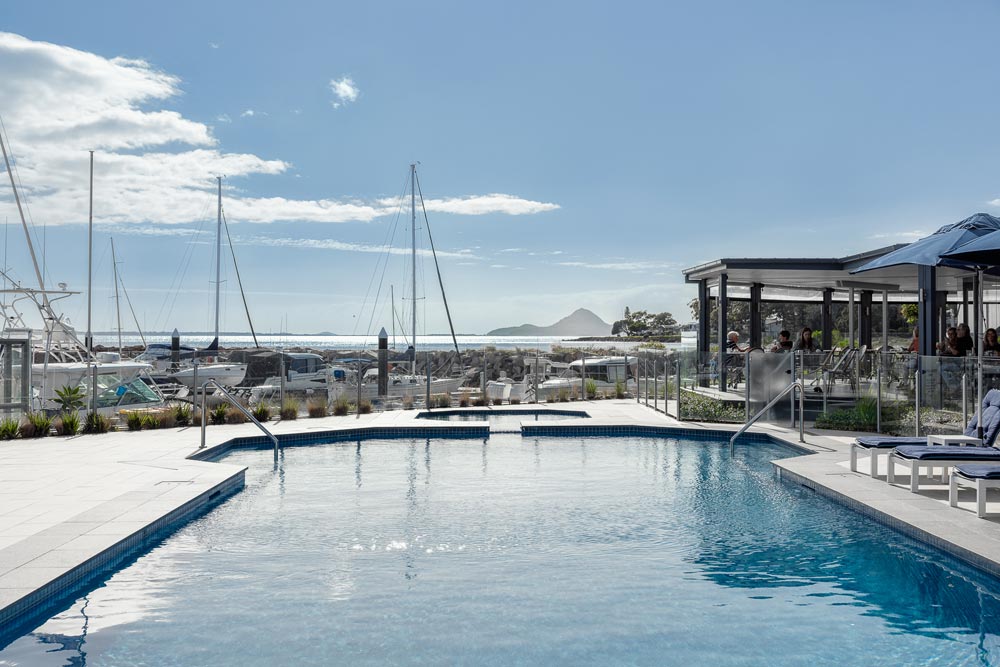 Swimming pool at The Anchorage Hotel & Spa