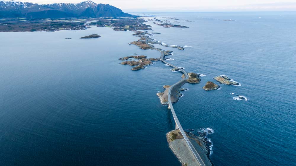 Drive the Atlantic Road in Norway