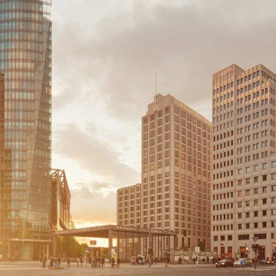 The Ritz-Carlton, Berlin at sunset