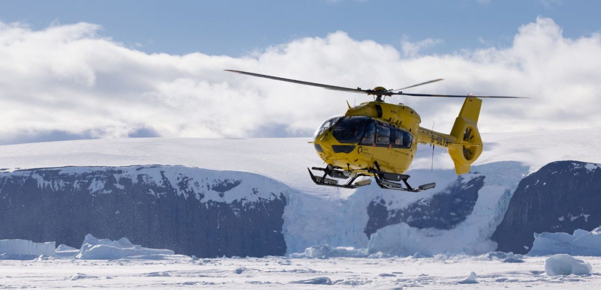 quark expeditions helicopter