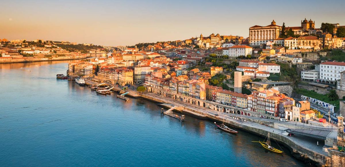Porto aglow in the morning light