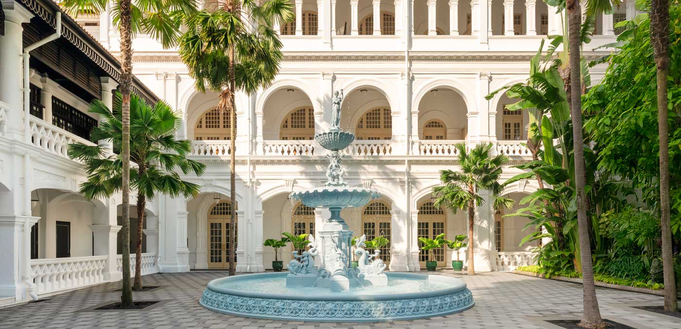 Palm Garden at Raffles Singapore