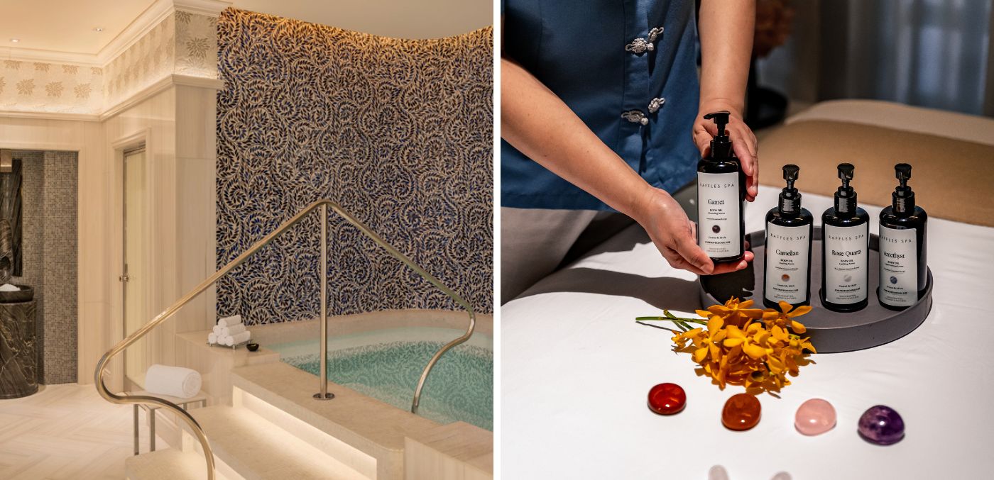 Spa treatments and wellbeing at Raffles Singapore