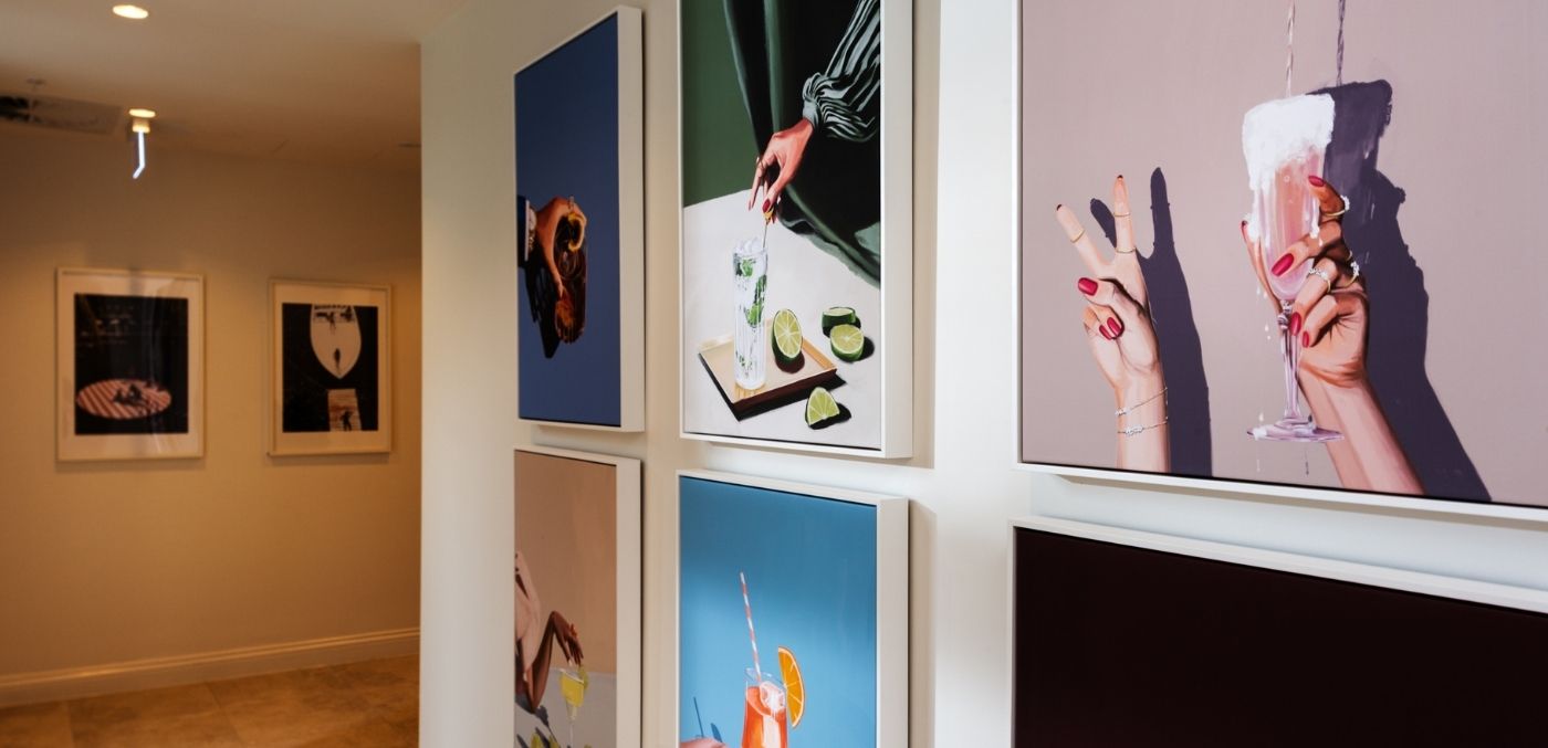 Art collection at The Pillars