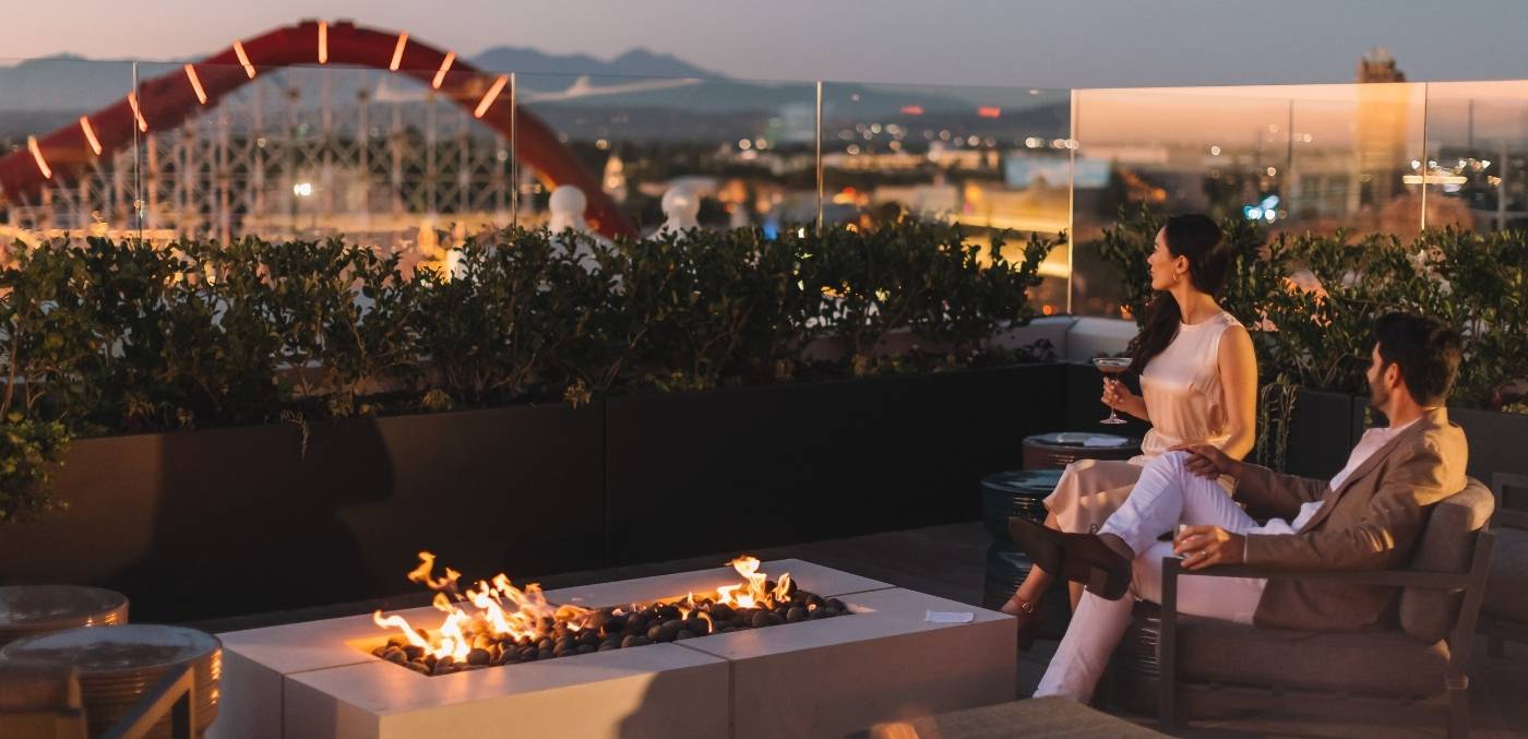 Prime rooftop views from The Westin Anaheim Resort